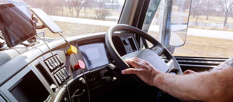 LGV Driver in a lorry