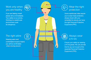 Dress code for a warehouse worker